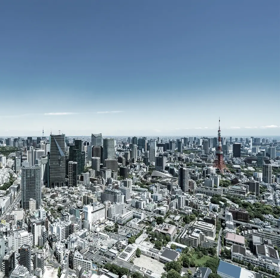 東京都心空撮（品川方面）