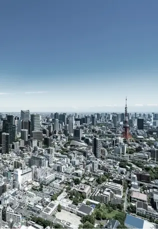 東京都心空撮（品川方面）