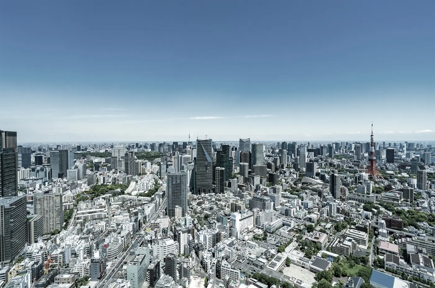 東京都心空撮（品川方面）